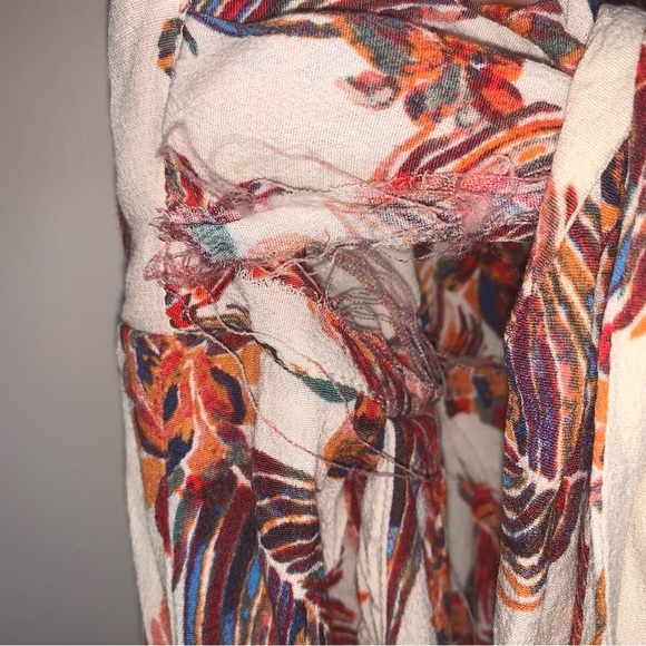 Free People Hot Tropics Floral Cropped Wide Leg Jumpsuit 2 - Picture 12 of 13